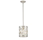 Z-lite Almet 1 Light Mini Pendant, Brushed Nickel 430MP-BN. Fixed Price $109.99.