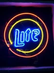 12"X12" Lite Neon Sign Acrylic Light Lamp Real Glass Bar Poster Display ZS1321. Fixed Price $87.98.