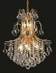 Elegant Lighting V8002D22G/RC Toureg Mini Chandelier Gold. Fixed Price $558.00.