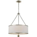 Crystorama 518-SA Broche 6 Light 24 Inch Antique Silver Chandelier Ceiling. Fixed Price $748.00.