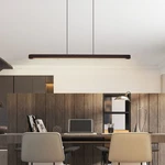 51'' Pendant Light Walnut Wood Ceiling Chandelier Kitchen Dining Room Fixture. Fixed Price $98.99.
