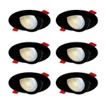 Nadair 6-PACK 3 Inches Gimbal Led Ultra Slim Recessed Lights, 6W, 400 Lumens,.... Fixed Price $181.13.