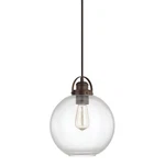 Capital Lighting 4641BB-136 Pendant Collection, Burnished Bronze W/ Clear Globe. Fixed Price $69.99.