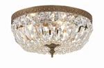 Crystorama Lighting Group 712-CL-MWP Ceiling Mount 3 12"W Brass. Fixed Price $398.00.