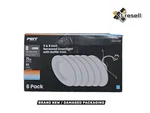 Feit Electric 5/6" Led Recessed Downlight Kit 6-PACK Dimmable Adjustable White. Fixed Price $39.90.