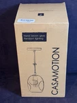 Casamotion Clear Brass Corded Glass Pendant Light Piece 12.20"X6.77". Fixed Price $49.99.