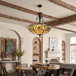 20" Stained Glass Tiffany Style Kitchen Dining Ceiling Pendant Light Fixture New. Fixed Price $219.09.