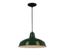 Hampton Bay 1-LIGHT Hunter Green Warehouse Pendant With Metal Shade. Fixed Price $26.18.