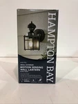 Hampton Bayside Mission 150 Degree Black Motion-sensing Outdoor Lantern. Fixed Price $29.99.