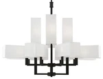 Livex Lighting 42679 Rubix 12 44"W Commercial Chandelier - Black. Fixed Price $1199.96.