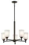 Kichler 43671OZ Shailene 5-LIGHT Medium Chandelier In Olde Bronze. Fixed Price $259.97.