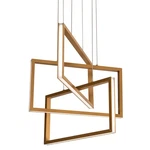 Afx Lighting Cole Pendant, Led 36W/2800LM/120V, Gold/wh - COLP24L30D1GD. Fixed Price $323.00.