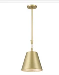 Metropolitan N7551-695 Baratti Light 12 Inch Soft Brass Pendant Ceiling. Fixed Price $159.00.