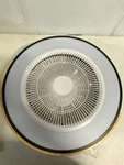 Vaxcel Everette 20" Matte Black Ceiling Fan: Led Light, Remote, 6 Speed, Dc Moto. Fixed Price $196.99.