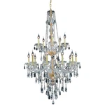 Elegant Lighting 7915G33G/RC Verona Foyer Pendant Gold. Fixed Price $1318.00.