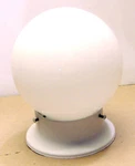 Light Globe White Indoor Flush Mount Ceiling 5" Nib. Fixed Price $9.95.