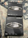 2X Artika Essence Disk 13 In. Chrome Modern Led Flush Mount Ceiling Light New. Fixed Price $129.99.
