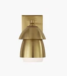 Thomas Brien Whitman Small Scone Brass Finish Shade No Bulb TOB2111HAB. Fixed Price $279.99.