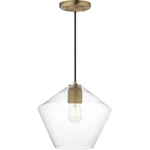 Maxim Lighting 21337CLNAB Geode Pendant Natural Aged Brass. Fixed Price $214.00.