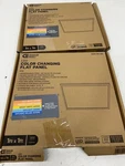 2PK Commercial Electric 1FT X Dimmable White Led 5CCT 800 Lumens Flush Mount. Fixed Price $39.99.