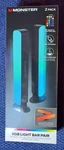 Monster Multi Color Led Bar 2-PACK W/remote Versatile Usb Powered Lighting. Fixed Price $23.99.