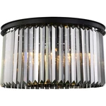 Elegant Lighting 1238F26MB-SS/RC Sydney Flush Mount Matte Black. Fixed Price $1020.00.