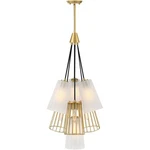 Designers Fountain D328M-7CH-BG Liana Chandelier Brushed Gold. Fixed Price $436.05.
