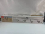 Hampton Bay 34-7/8 4-LIGHT Brushed Nickel Fixed Track Lighting Kit, Free Ship!. Fixed Price $52.99.