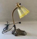 Antique Deco Robert Schwartz & Bro Goose Neck Desk Lamp. Fixed Price $275.00.