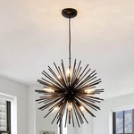Cm Mzy Modern Black Sputnik Chandeliers, 9-LIGHT Satellite Pendant Fixture. Fixed Price $314.99.