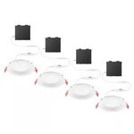 Commercial Electric 91475 Slim Baffle In. Canless Recessed Led Kit (8-PACK). Fixed Price $76.96.