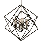 Artcraft Lighting AC11114 Nickel Artistry 4-LIGHT 24"W Chandelier. Fixed Price $965.35.