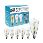 6PCS ST38 Edison Small Bulb Equivalent To 15W-20W E12 Warm B... Fast Usa Ship. Fixed Price $20.08.