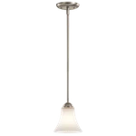 Kichler 43511NI Keiran 6 Inch 100W Brushed Nickel Mini Pendant Ceiling Light New. Fixed Price $37.49.