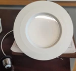 Commercial Electric 5 & 6 In. Led Color Changing Recessed Downlight Trim 8 Pack. Fixed Price $29.95.