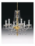 Crystal Chandelier Classic Design Gold LEO-MADRID-6. Fixed Price $1019.24.