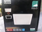 Eglo 203678A White Trago 9-S 8"W Led Flush Mount Square Ceiling Fixture New. Fixed Price $36.00.
