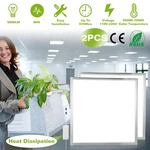 48W 2X2FT Led Flat Panel 7000K 5800LM Recessed Ceiling Lighting 2-PACKS. Fixed Price $83.82.