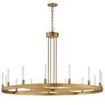 Gold Led Chandelier From The Ovation Collection. Fixed Price $1948.00.