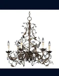 Maxim 2851 Gold Elegante 26"W 6-LIGHT Chandelier Interior House Fixture. Fixed Price $350.00.