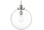 Progress Lighting Penn Collection 12 In. 1-LIGHT Polished Nickel Large Farmhouse. Fixed Price $37.43.
