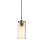 Aged Gold Brass Three Light Pendant From The Bayou Collection. Fixed Price $431.20.