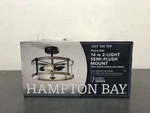 Hampton Bay KSF8202AX-01 Richland 2-LIGHT Grey Wood Semi Flush Mount Fixture. Fixed Price $34.64.