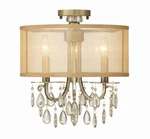 Crystorama Lighting Group 5623 Ceiling Hampton 14"W - Brass. Fixed Price $298.00.