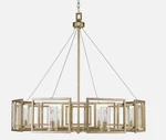 Golden Lighting 6068-8 Wg Marco 8-LIGHT 1-TIER Chandelier With Clear Shades. Fixed Price $119.97.