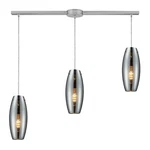 Elk 60064-3L Menlow Park 3-LIGHT Pendant With Glass Shade, 36 By 12-IN. Fixed Price $202.49.