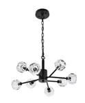Black Sputnik Crystal Pendant Light Foyer Chandelier Dining Room Ceiling Fixture. Fixed Price $477.15.