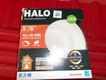 New Halo RL56129S1EWHR 5"/6" Led Recessed Downlight, All In One Bulb And Trim. Fixed Price $8.00.