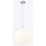 Innovations Whv 1LT 14" Stem Pendant, Ch 516-1S-PC-G1217-14WV. Fixed Price $352.00.