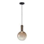 Artcraft Alexis 1 Light Pendant, Black/gold - AC6830CO. Fixed Price $129.99.